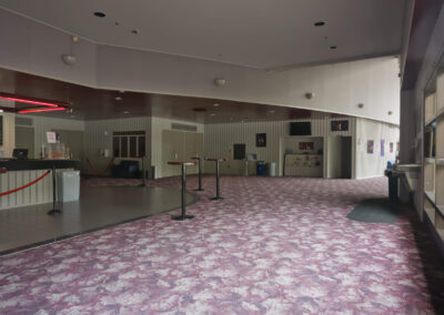 Spreckels Performing Arts Center main entry lobby viewed from the east doorway